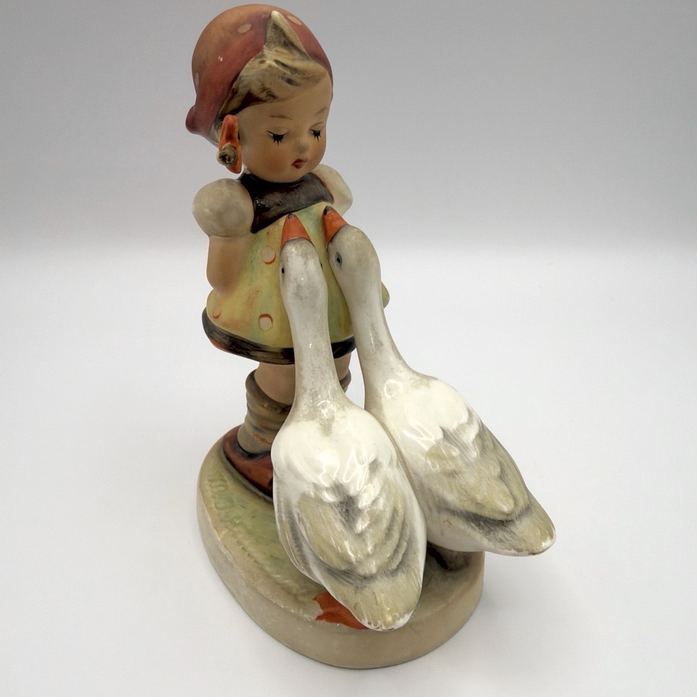 VTG Goebel M.I. Hummel Goose Girl Figurine 47 3/0 Porcelain Western Germany